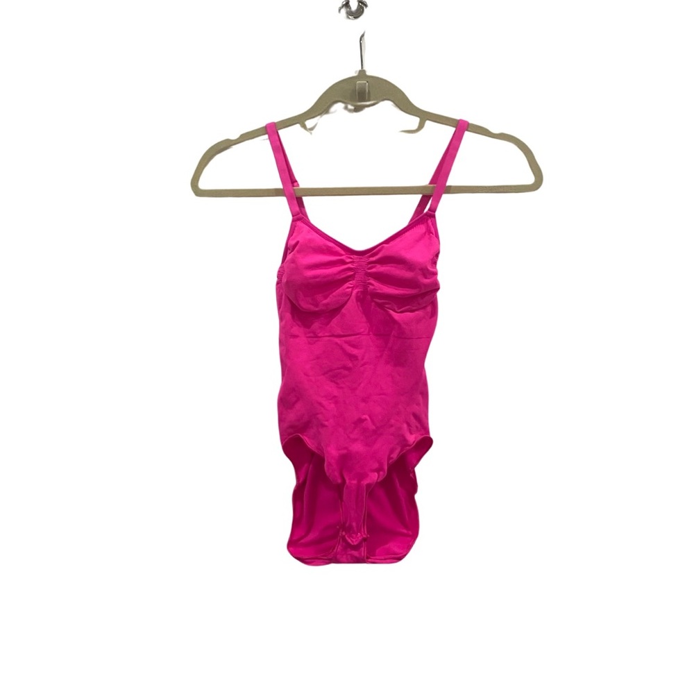 SKIMS Bright Pink Shapewear Bodysuit - Size L/XL